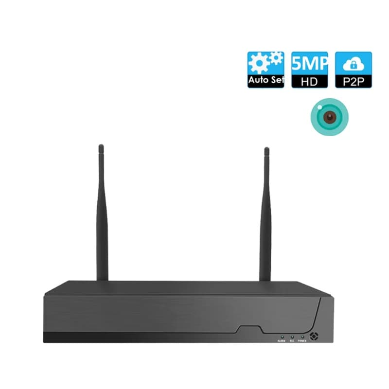 WiFi Network Video Recorder (NVR) Full HD 8-Channel 5MP Support for ONVIF