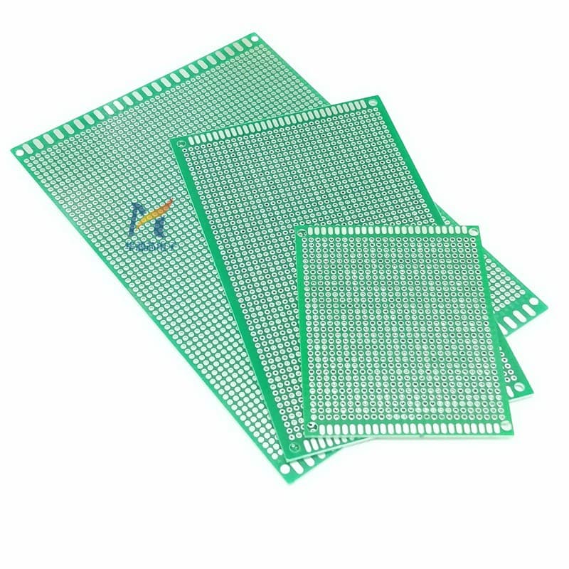 Green solder mask board 5*7 7*9 9*15 15*20CM PCB perforated board circuit board experiment//tin spray board
