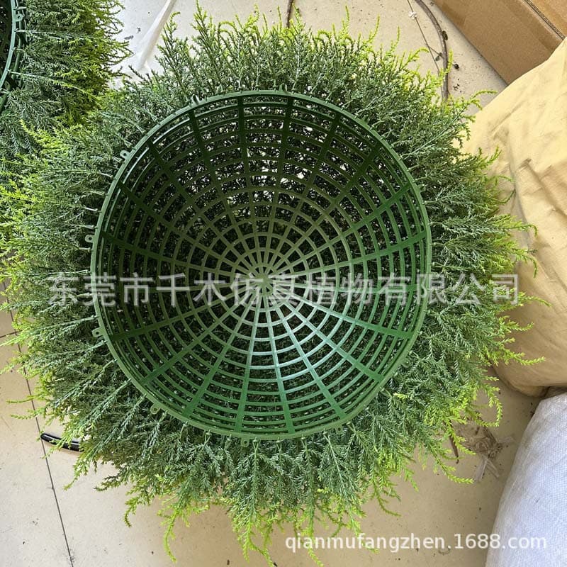Simulated shrub ball plastic net cypress ball boxwood ball Milan ball indoor and outdoor decoration plastic net cypress ball