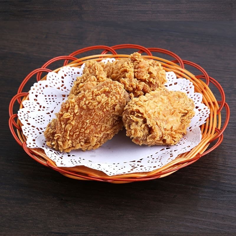 Banquet hall snack plate French fries basket Roujiamo hotpot restaurant vegetable and fruit plate milk tea shop snack basket dried fruit blue