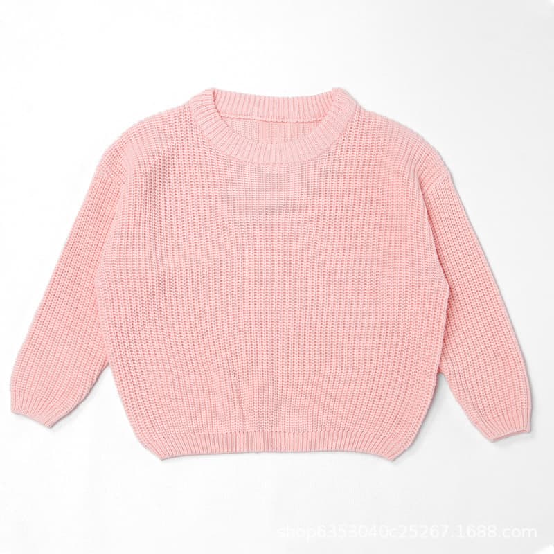 Handmade DIY Embroidery Pure Cotton Kids Knit Sweater Baby Personalized Name Embroidery Etsy Cross-border Christmas Custom