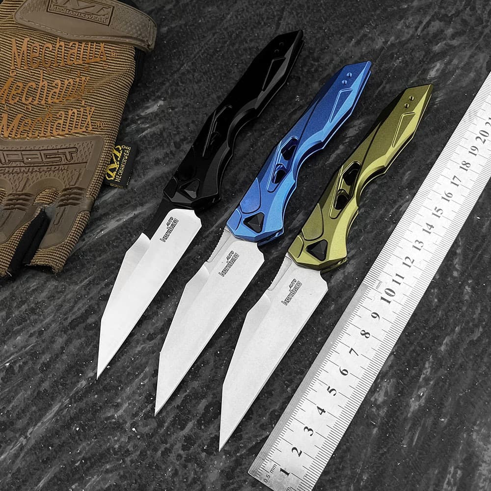 Kershaw 7650 Folding Knife, Cross-border EDC Pocket Knife, Aerospace Aluminum, Camping Survival Mini Knife