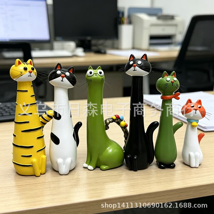 Cross-border hot-selling Quirky Cat Vase Creative and weird cat vase decoration Quirky cat vase