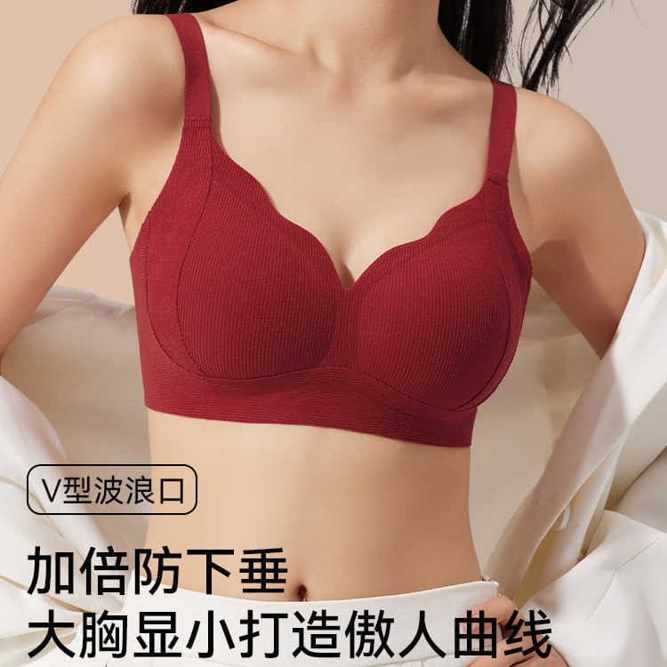 2024 Hit Red Zodiac Year Bra for Women, Minimizing, Lifting, Push-up, Side Boob Control, Anti-sagging