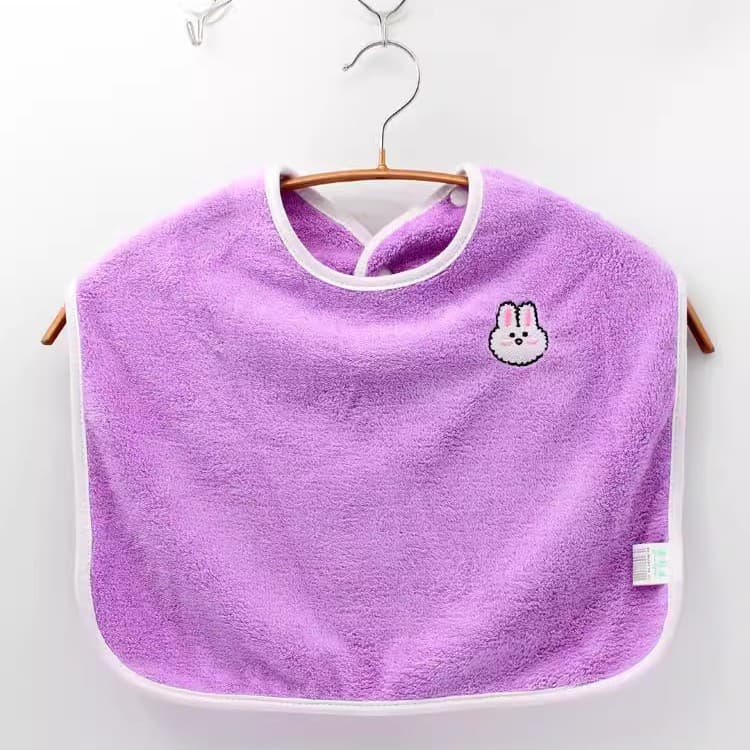 Children's Washing Towel Face Washing Tooth Brushing Coral Fleece Cartoon Cute Soft Small Towel Baby Face Wiping Bib Drool Cloth