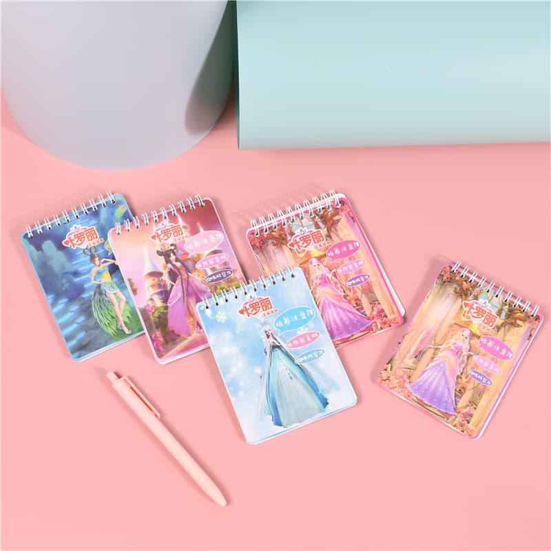 Manufacturer wholesale advertising coil notebook with pen iron coil notebook YO coil notebook PP coil notebook cartoon activity gift coil notebook