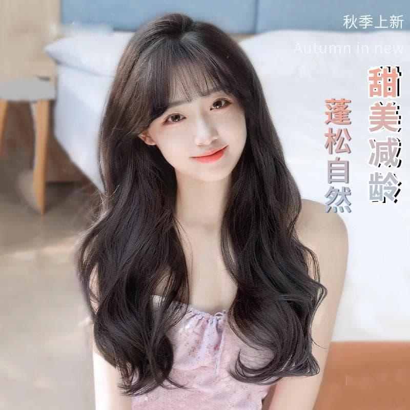 Long Wig for Women Full Cap Realistic Wig Natural Big Wave Curly Wig