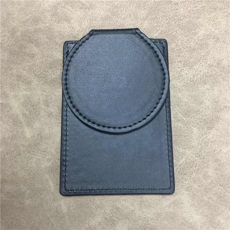 Portable Leather Boxing Referee Badge Magnetic Pocket Wallet Document Holder Leather Referee Folding Document Bag