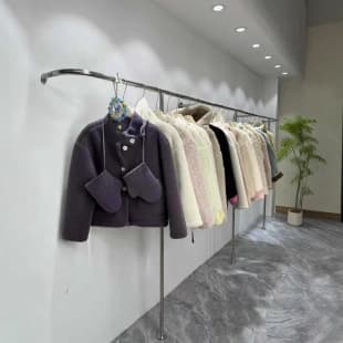 New Fashionable Fur-Lined Coat for Women Winter Wear Physical Store Live Stream Wholesale Brand Discount Women's Clothing