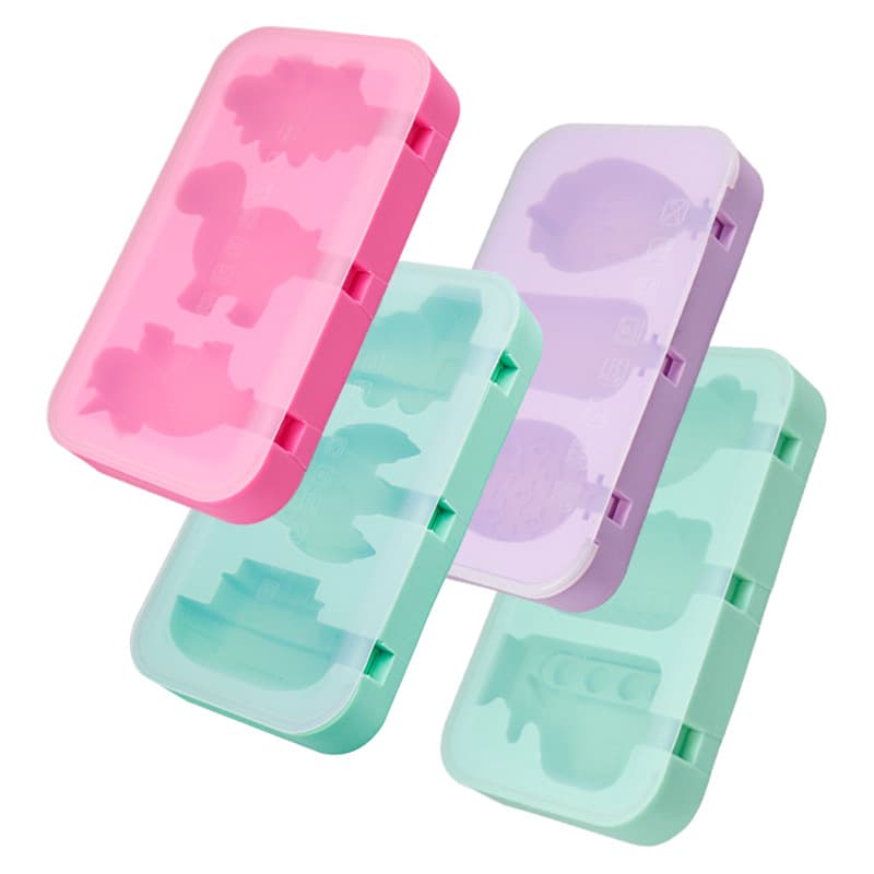 Amazon Best-Selling Kids DIY Silicone Ice Cream Mold Popsicle Mold Ice Pop Maker Ice Cube Tray Kitchen Tool