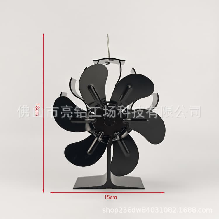 Cross-border wholesale thermal power fireplace fan that does not require a power supply. High-quality hot-selling thermal energy stove fan. Fireplace fan.