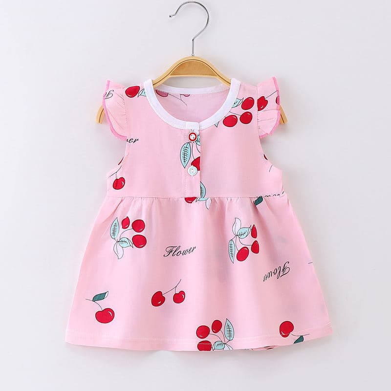 2024 Summer New Cotton Silk Dress for Girls, Children's Princess Dress, Thin Cotton Silk Nightgown, Drop Shipping