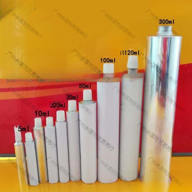 Toothpaste Leather Aluminum Hose Packing Glue Pigment Paint Blank Aluminum Tube Dispensing Tube Metal Tube Toothpaste Aluminum Tube