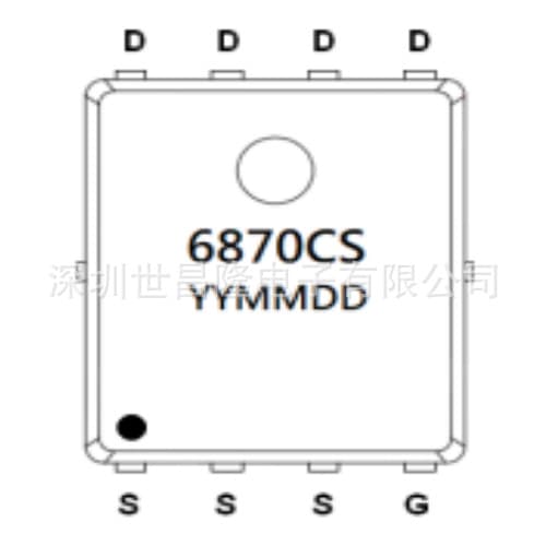Taiwan-based Alfa-NMOS distributor AFN6870CS 100V 24A 5.8mΩ DFN-5X6-8L