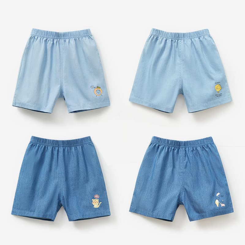 Baby Shorts Summer Pants for Big Bottom, Toddler Lantern Jeans, Girls and Boys Infant PP Pants, Children's Summer Wear