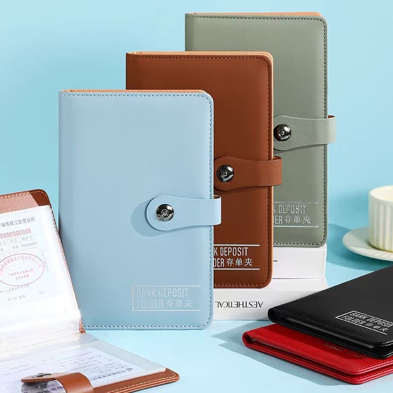 Specialized Bank Fixed Deposit Slip Holder, Deposit Slip Organizer Binder, Bill and Check Holder for Deposit Slips