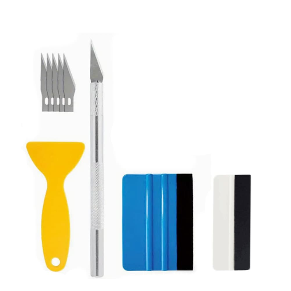 Car film tool set Special tool for car window solar film Beef tendon hard scraper tool cross-border set