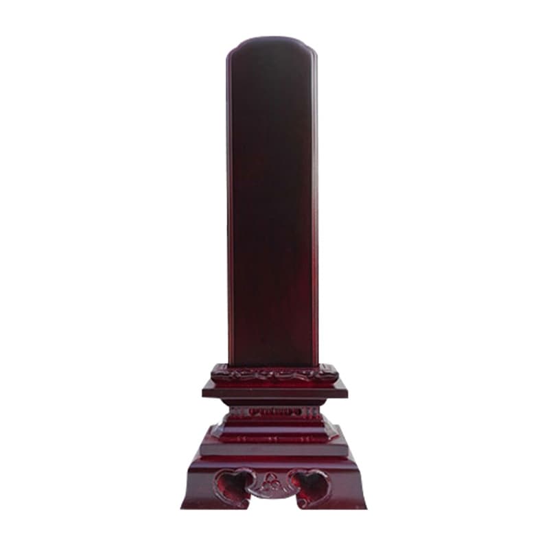 Manufacturer Wholesale Camphor Wood Ancestor Memorial Tablet Spirit Tablet Master Position Family Placement Lotus Position Ancestral Temple Buddhist Hall Lotus Platform