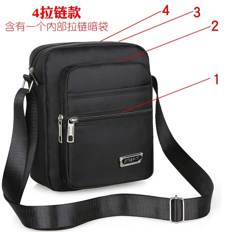 Casual Oxford Cloth Men's Crossbody Bag Small Backpack Fashionable Handheld Business Canvas Bag Single Shoulder For Men
