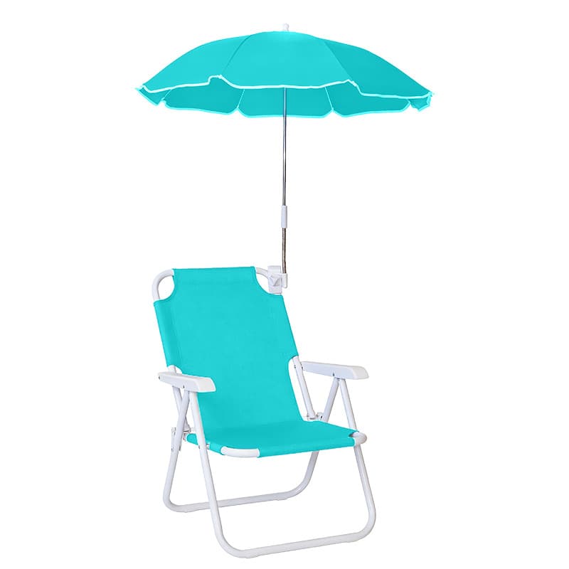 Outdoor Kids Sun Shade Beach Umbrella with Adjustable Universal Clamp for Lounge Chair Moon Chair, Factory Direct
