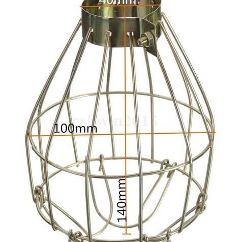 Iron wire mesh cover mobile mesh cover anti-scald ceramic heating anti-scald net protection net wire mesh explosion-proof lamp
