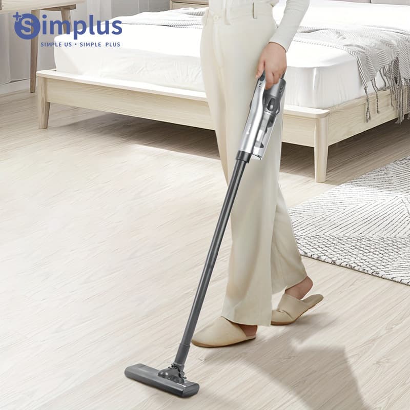 Cross-border supply of Simplus wireless vacuum cleaner 150W gray combination brush head set 150w wireless vacuum cleaner