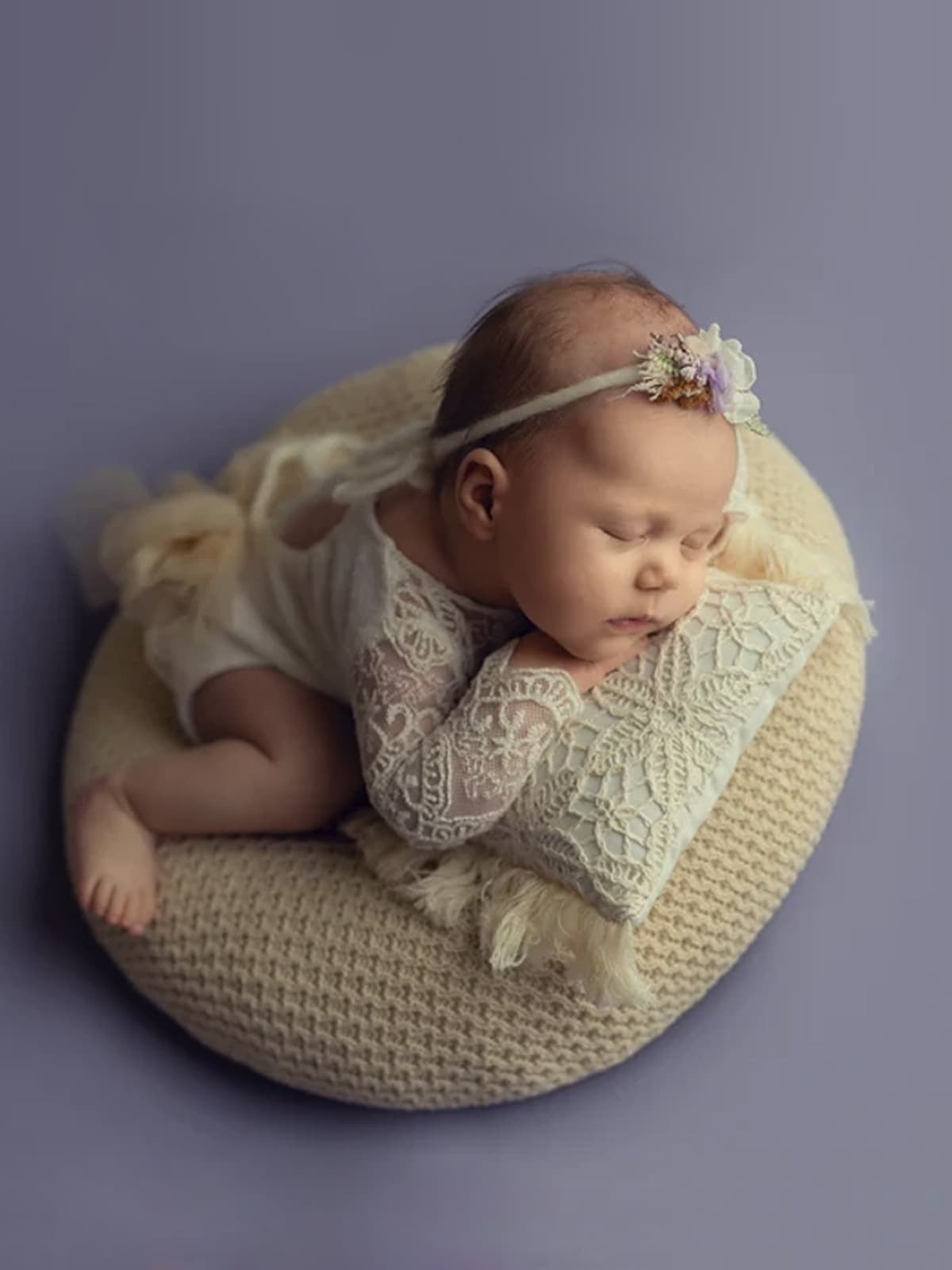 Newborn Photography Support Pillow, Baby Photo Posing Pad, Full Moon Photo Prop Wholesale for Cross-Border Sales
