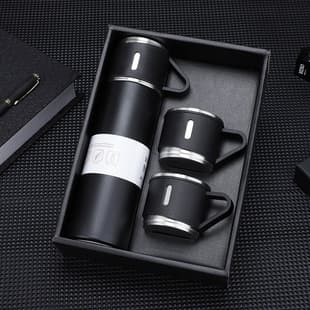 304 Stainless Steel Insulated Mug with Three Lids, Car Mug, Home Insulated Mug, Portable Business Gift Customization