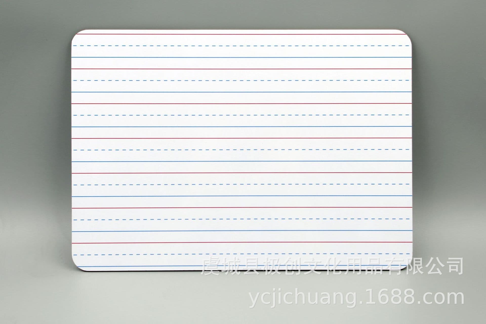 Four-line Three-grid Small Whiteboard English Letter Practice Double-sided Writing Board School Training Early Education Children's Dry Erase Drawing Board