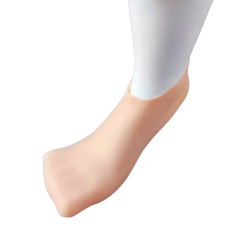 Silicone socks, mid-calf silicone foot protection, silicone boat socks