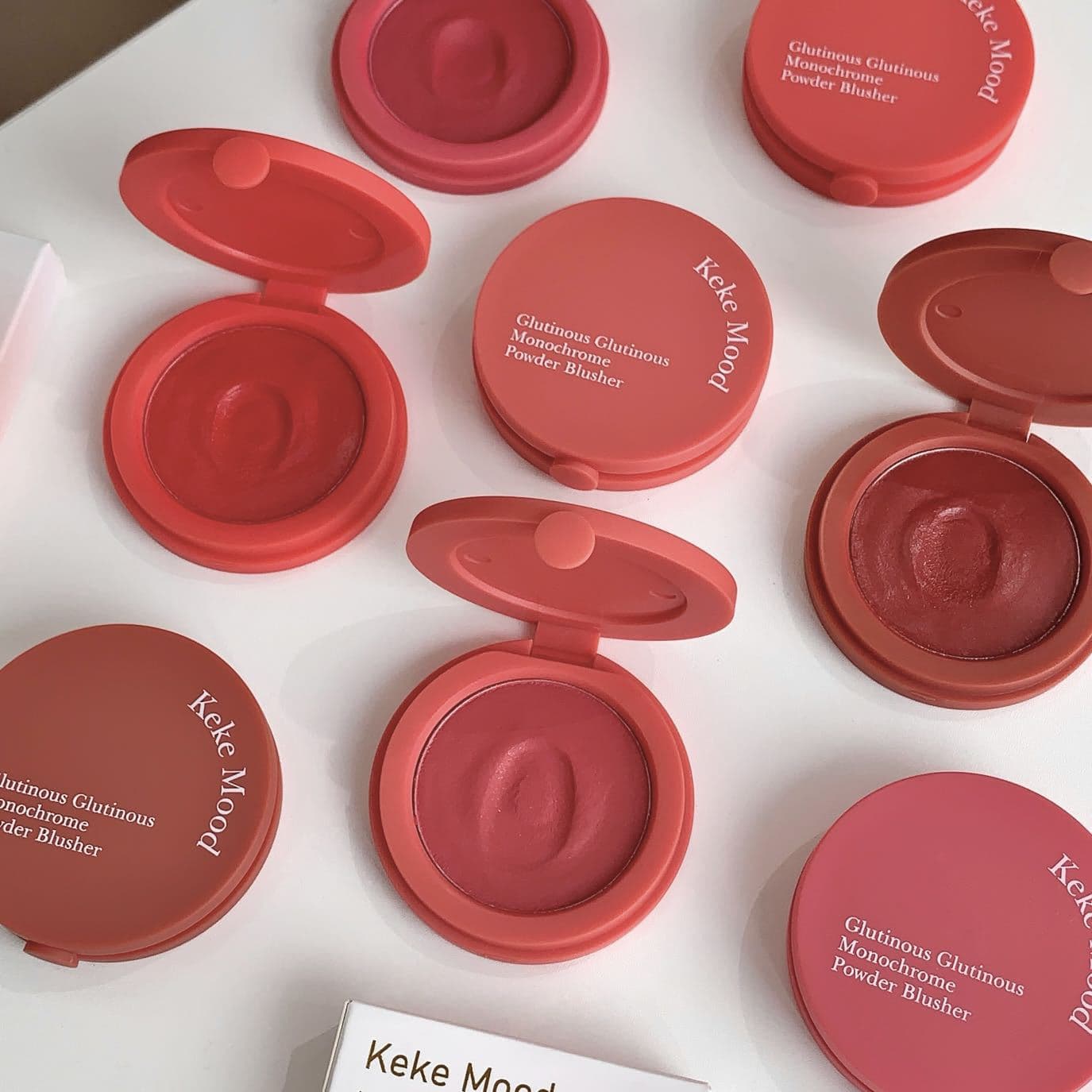KekeMood Nuonuo single color blush, natural color, fake makeup, delicate atmosphere, factory wholesale cross-border