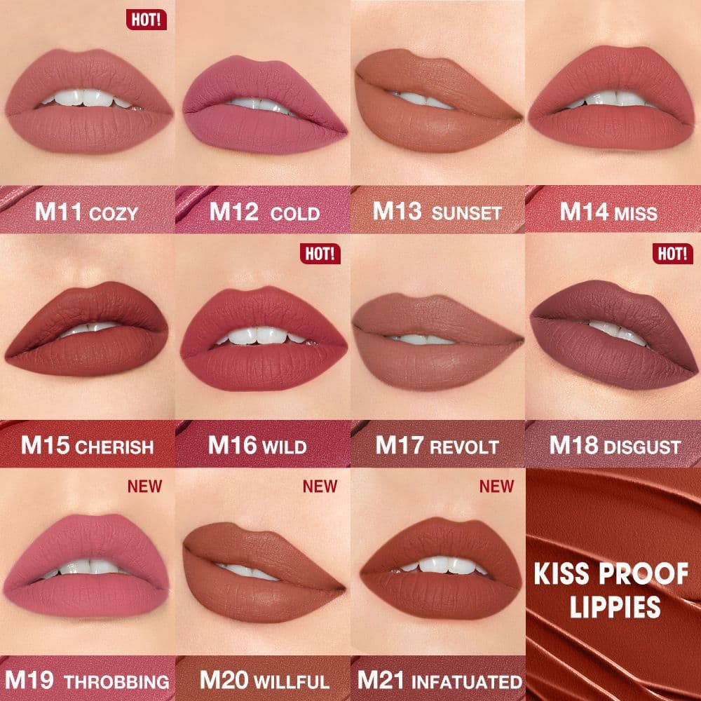 O.TWO.O Matte Light Velvet Long-Lasting Velvet Matte Cross-Border Lipstick SC064
