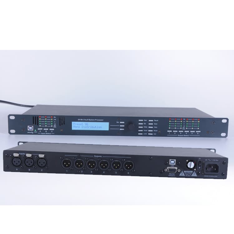 DriveRack 3.6SP Digital Audio Processor 3-In 6-Out EQ Delay Suppressor Audio Processor