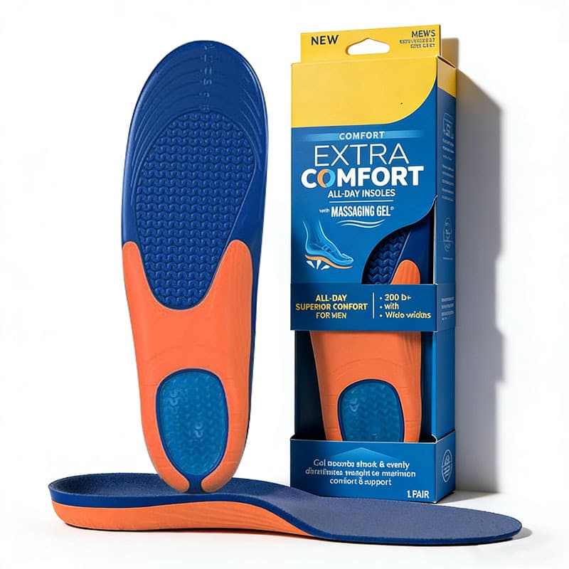 Amazon's Popular Insoles for Long Standing Periods Without Getting Tired, Soft-Soled, Comfortable, Sports Shock-Absorbing Air Cushions for Men and Women, Sweat-Absorbing, Breathable, Military Training