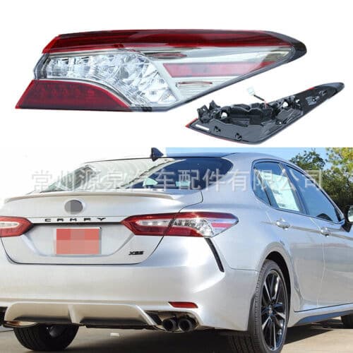 Suitable for 2018-2020 Toyota Camry XSE XLE rear bumper tail light rear tail light exterior tail light