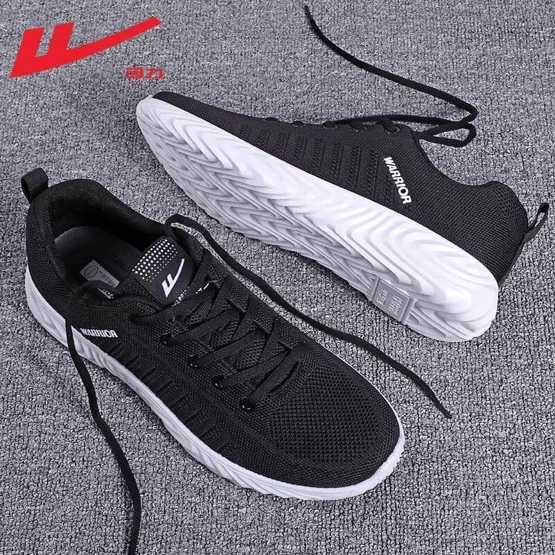 Warrior Men's Sneakers 2026 New Summer Black Casual Lightweight Running Shoes