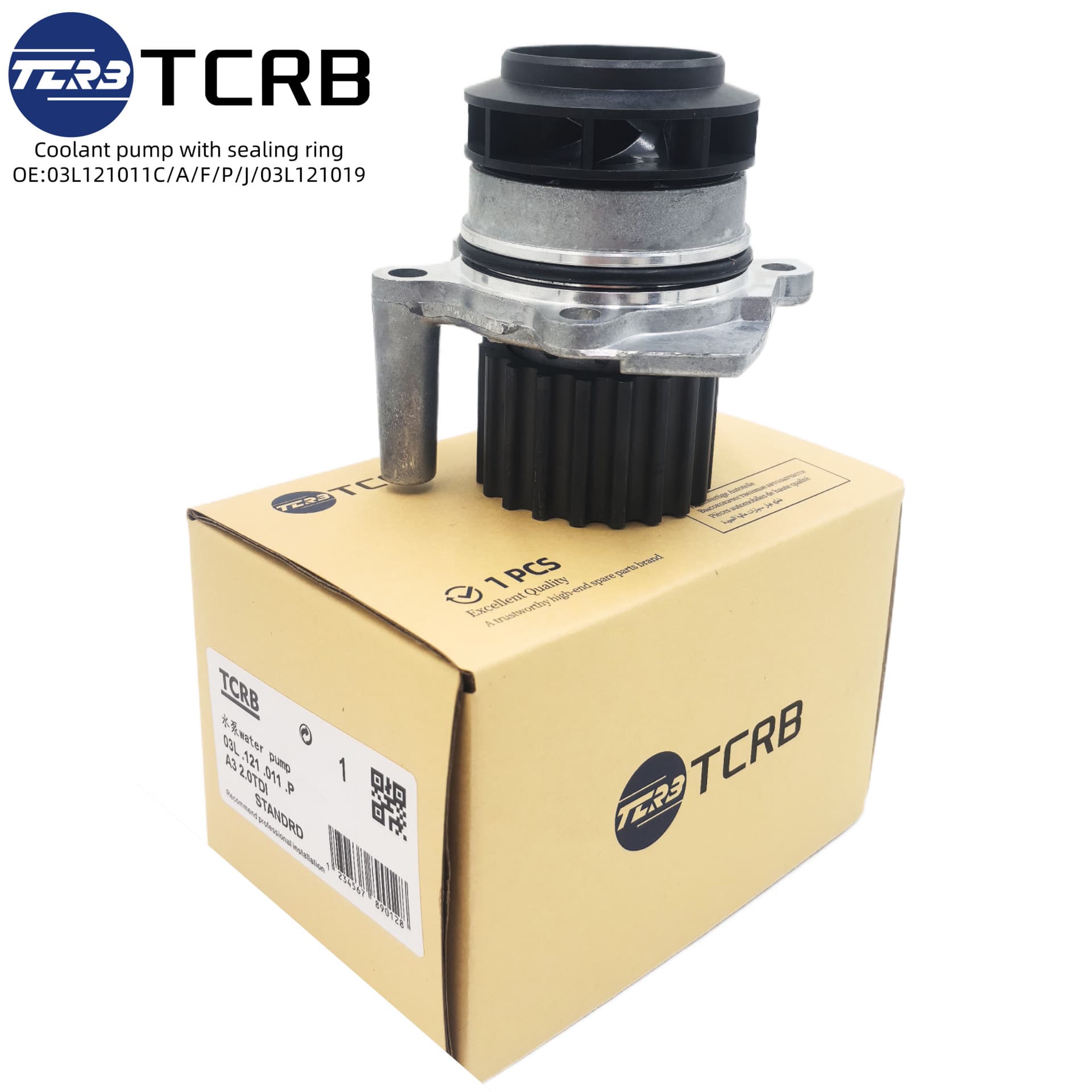 For Volkswagen Audi Automotive Water Pump 03L121011P, 03L121031B, 03L121019