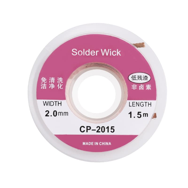 Repair Desoldering Wick CP-2015 1.5M Length Low Residue No-Clean Desoldering Braid