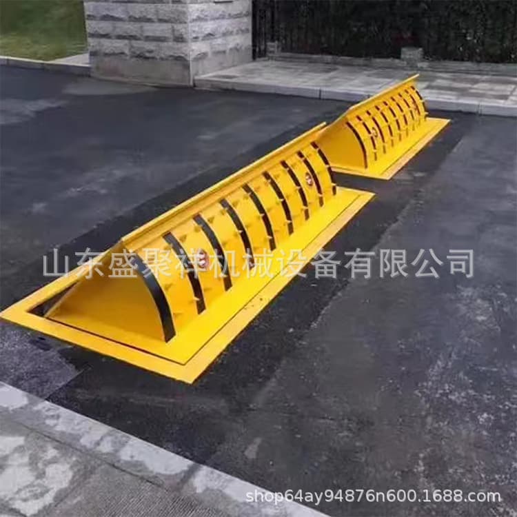 Shengjuxiang Mechanical Electric Hydraulic Barrier Machine Remote Control Anti-Backflow Device Traffic Facilities Fully Automatic Traffic Cone