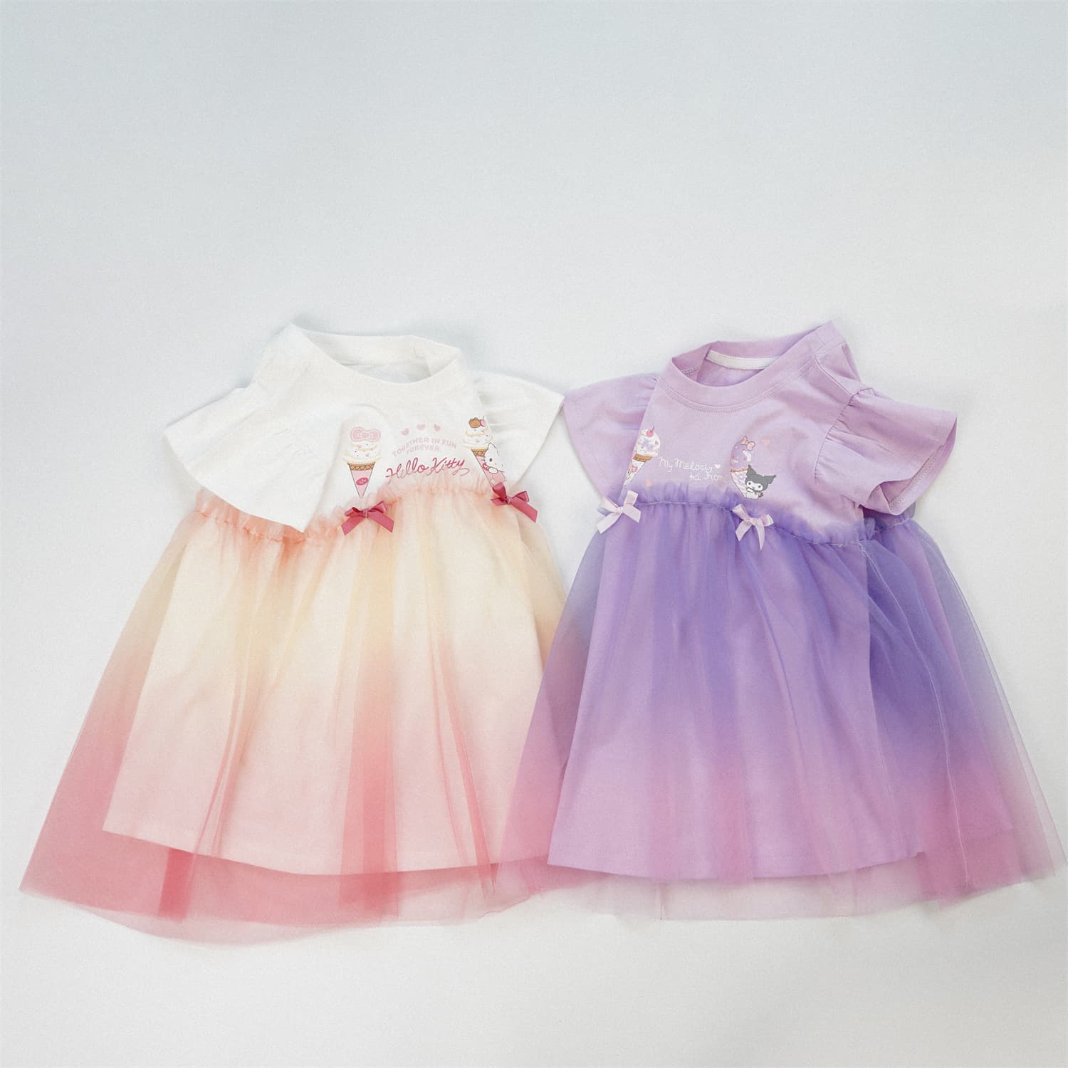 Kuromi Baby Girl Dress Children's Summer 2025 New Style Little Girl Dress Toddler Cute Tulle Skirt