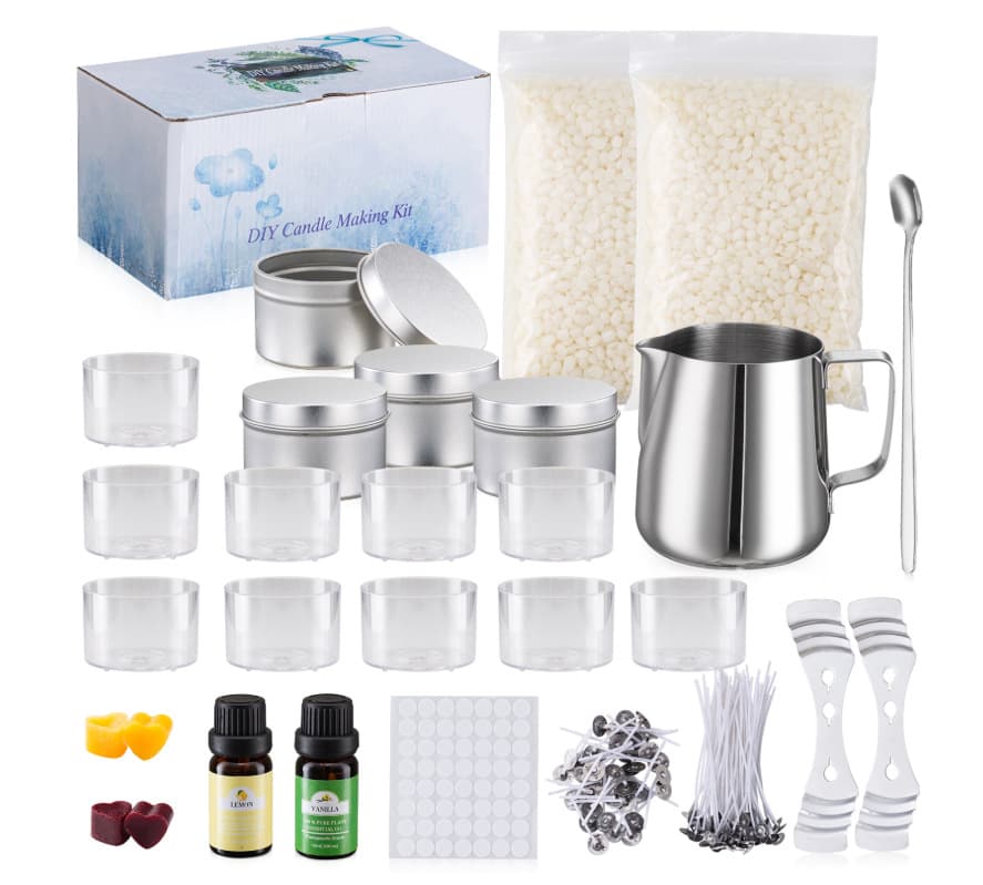 Aromatherapy Candle Making Kit - DIY Candle Crafting Materials & Tools Gift Set