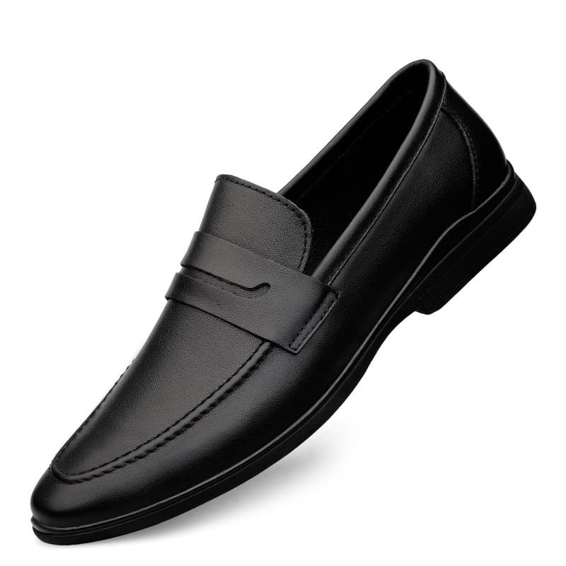 Cross-border British Style Suit Leather Shoes Gentleman Casual Genuine Leather Men's Breathable Business Formal Dress Shoes Groom Wedding Shoes Size 45