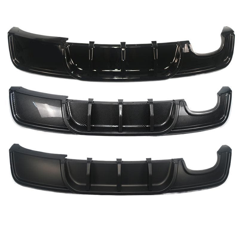 For 07-11 BMW 1 Series Rear Lip E82 MP Style Gloss Black Rear Diffuser Carbon Fiber Rear Lip
