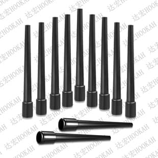 Hookah Mouthpiece Disposable Plastic Mouthpiece Arabic Hookah Pure Black White Suction Tip Factory Cross-border Source