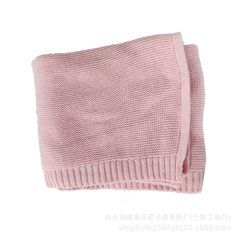 Manufacturer Wholesale Cross-border Stroller Cover Blanket Cuddle Blanket Knitted Cotton Nap Blanket Sofa Blanket Cover Quilt Nap Sofa