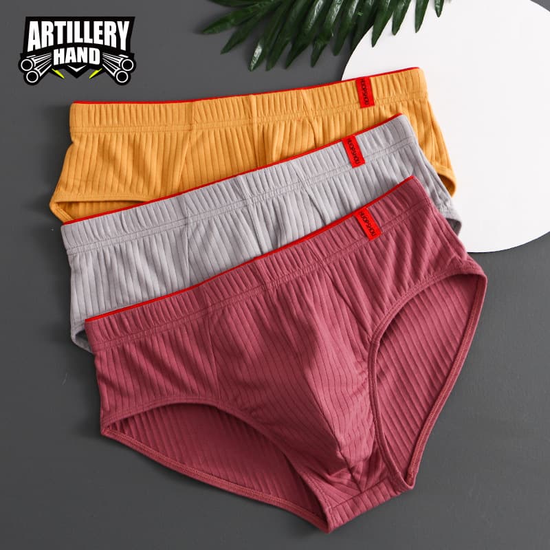 Men's Trendy Breathable Triangle Briefs Trendy Underwear Comfortable Soft Cotton Briefs In Various Colors Patterns