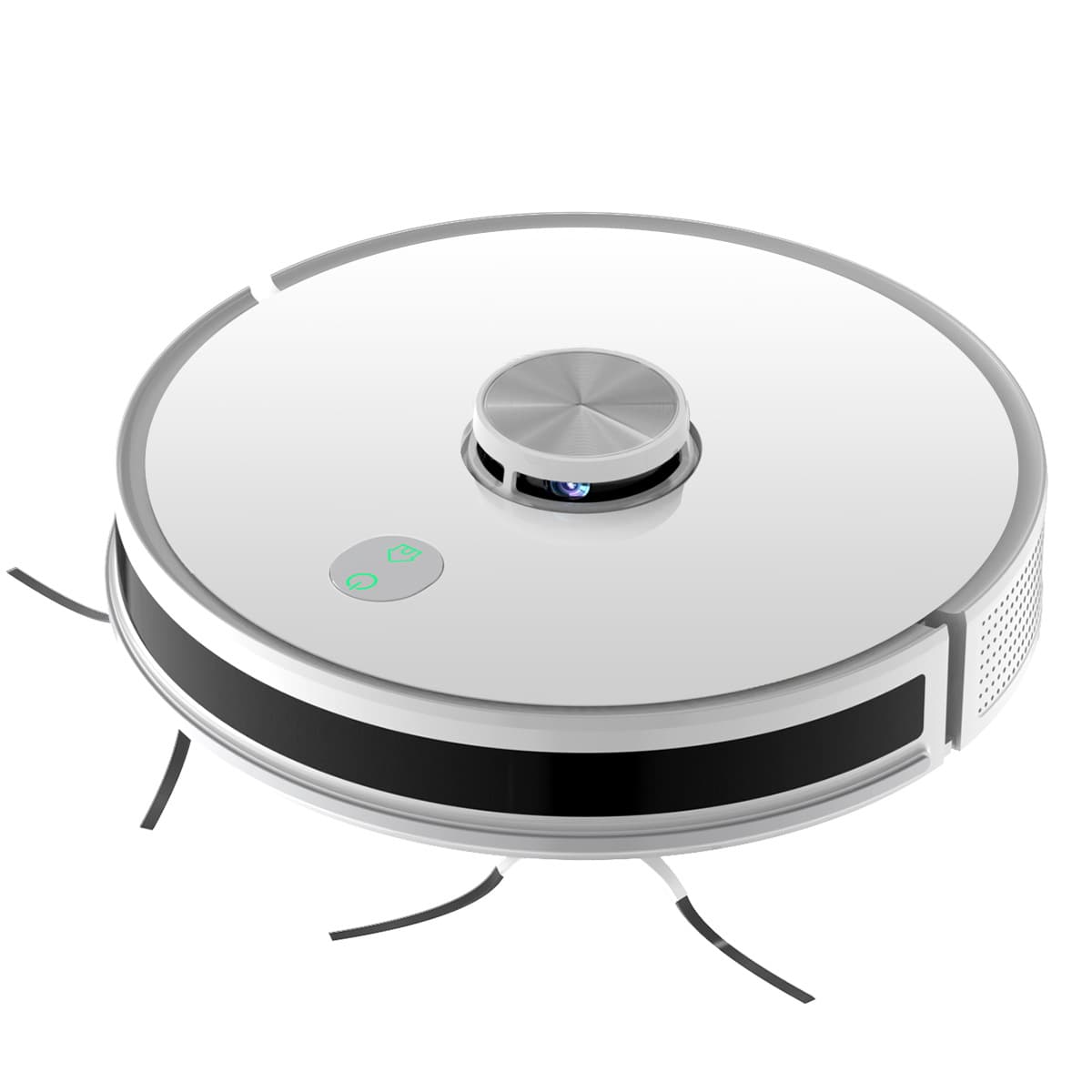 Laser Navigation Floor Washer Robot Vacuum Voice Control Smart APP Auto Recharge 3-in-1