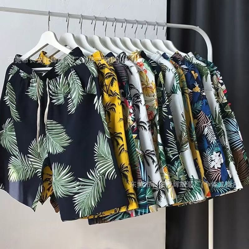 Men's Beach Shorts Quick-Dry Loose Thin 5-Inch Casual Sports Swim Trunks Wholesale