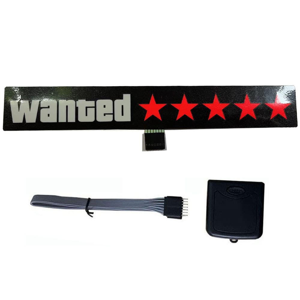 Glow-in-the-Dark Car Sticker Export Hot-Selling Five-Star Printed Color Car Sticker Rear Window Glass Personalized Creative Car Sticker LED