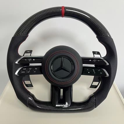 Suitable for Mercedes-Benz Dragonfly Amg Steering Wheel Abcegrsv Class Old Model Upgrade Modification New Carbon Fiber Steering Wheel